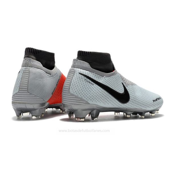 Nike Phantom Vision Elite DF FG Gris Rojo